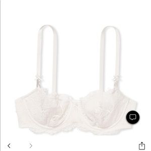 Victoria’s Secret Wicked Unlined Lace Balconette Bra with Lace-Up Detail